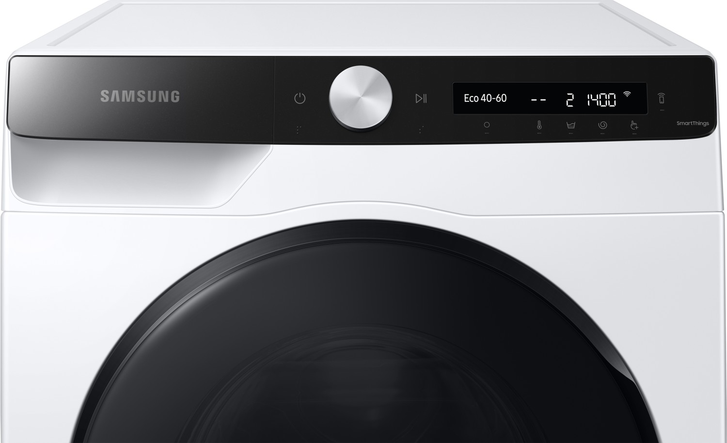 Samsung WD90T534ABE Waschtrockner, freistehend, 9 kg Waschen, 6 kg Trocknen, Inverter-Motor, Dampf-Funktion, große Haushalte