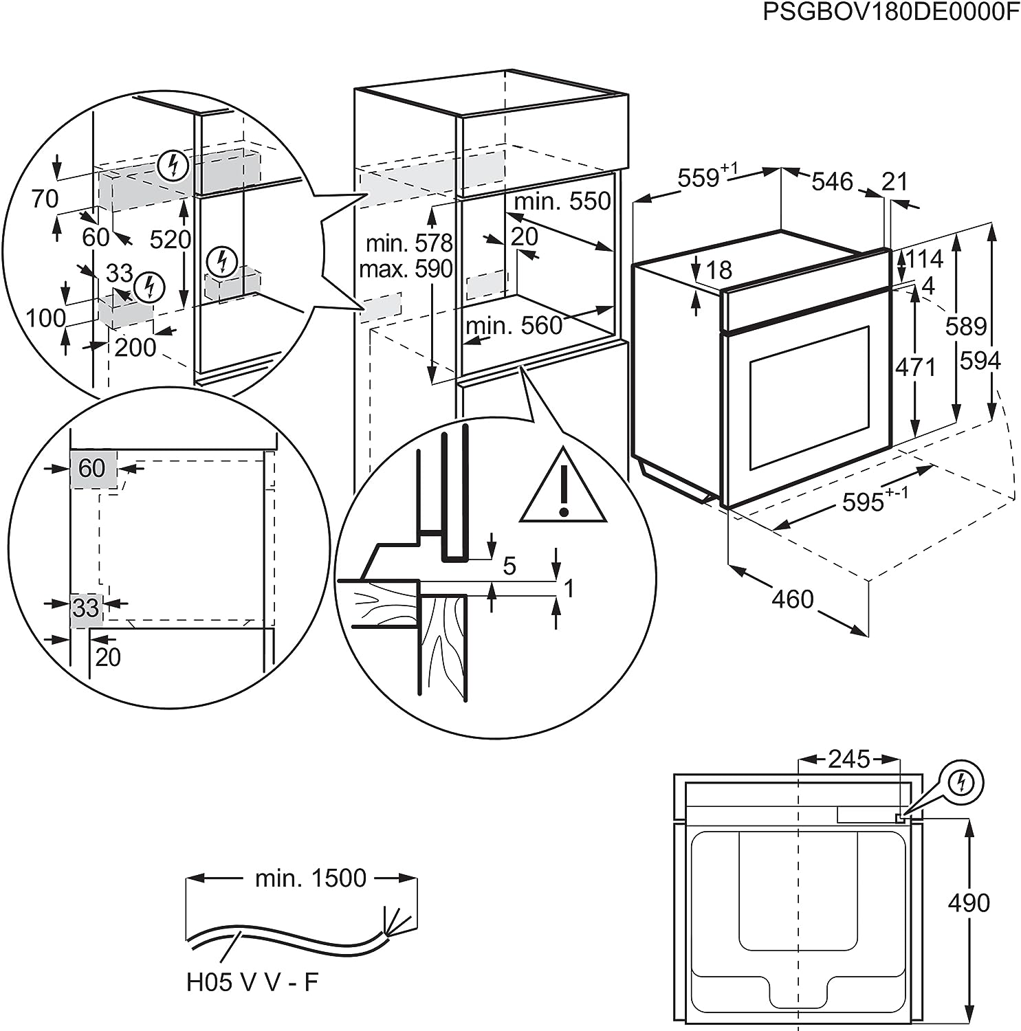 AEG BSE792220B Dampfbackofen  70 Liter  Dampf  Heißluftgrill  Hydrolyse  Umluft  Heißluft  Grill 