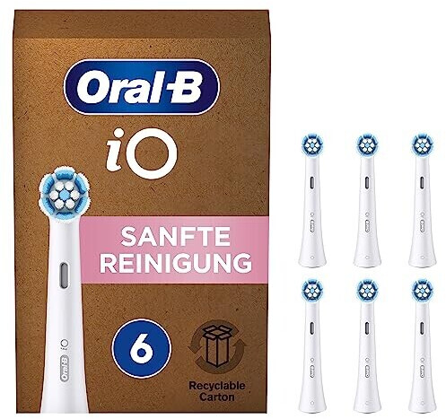 Oral-B iO Sanfte Reinigung Aufsteckbürsten 6 Stk.