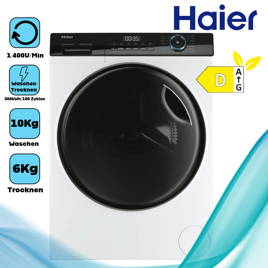 Haier HWD100-B14939 Waschtrockner