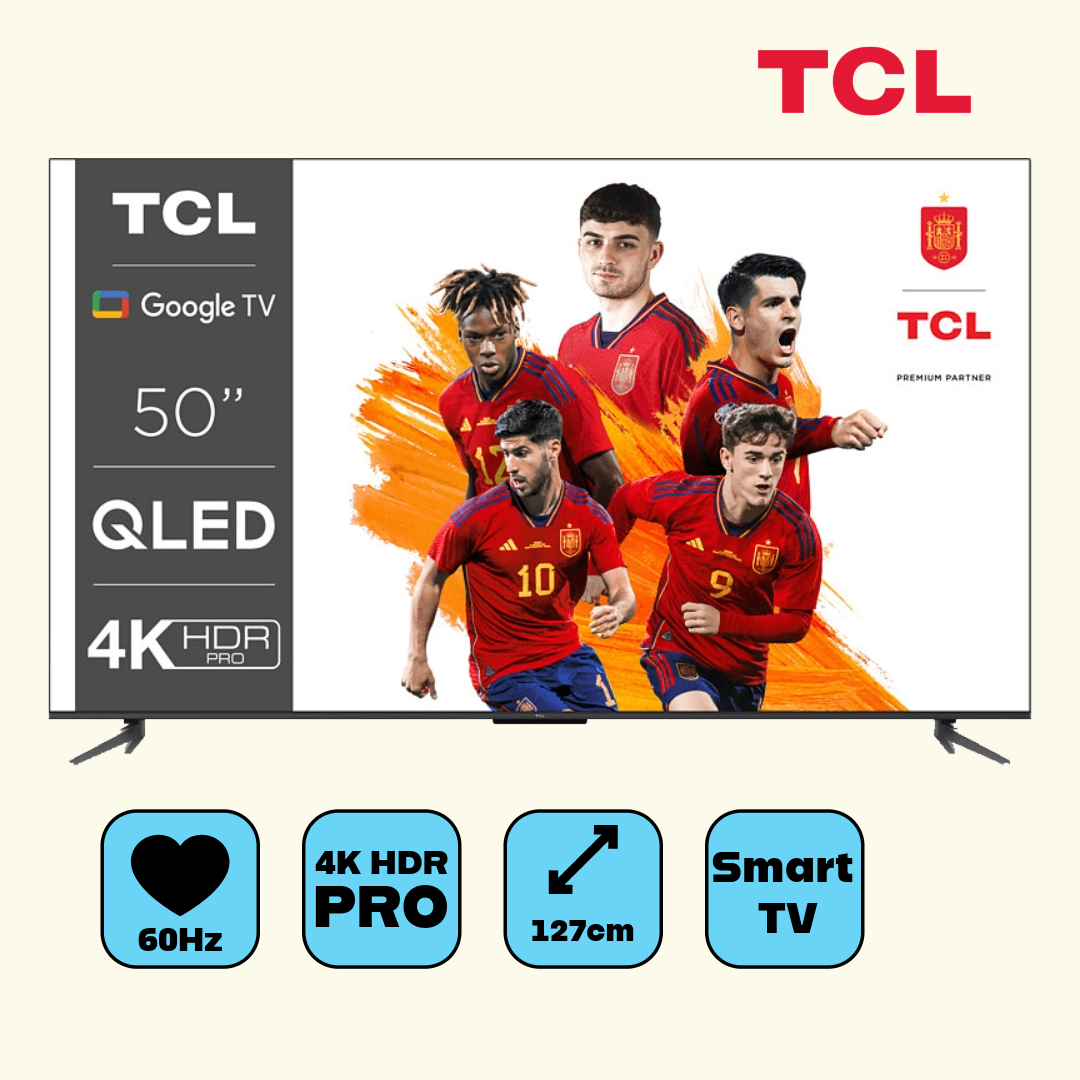 TCL 50C645  4K-Fernseher  HDR  3.840 x 2.160 Pixel  50 Zoll 