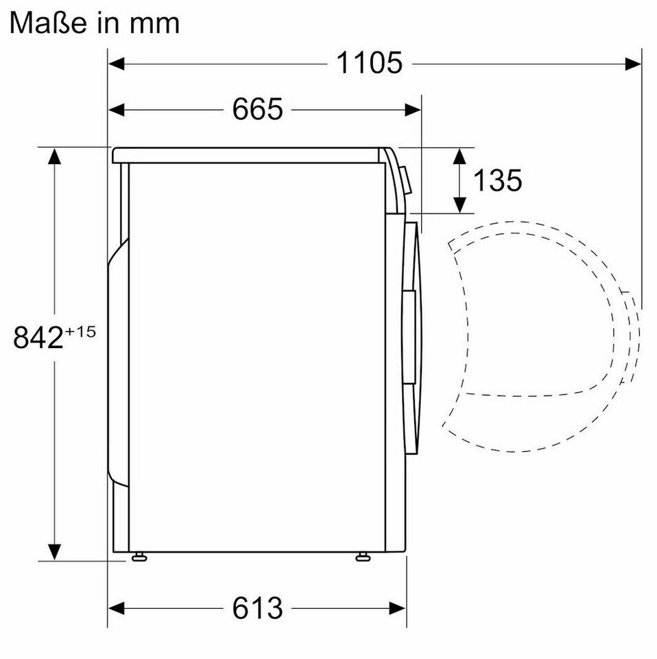 Siemens WQ46B2C40  Wärmepumpentrockner  Kondensationseffizienzklasse A  9 kg