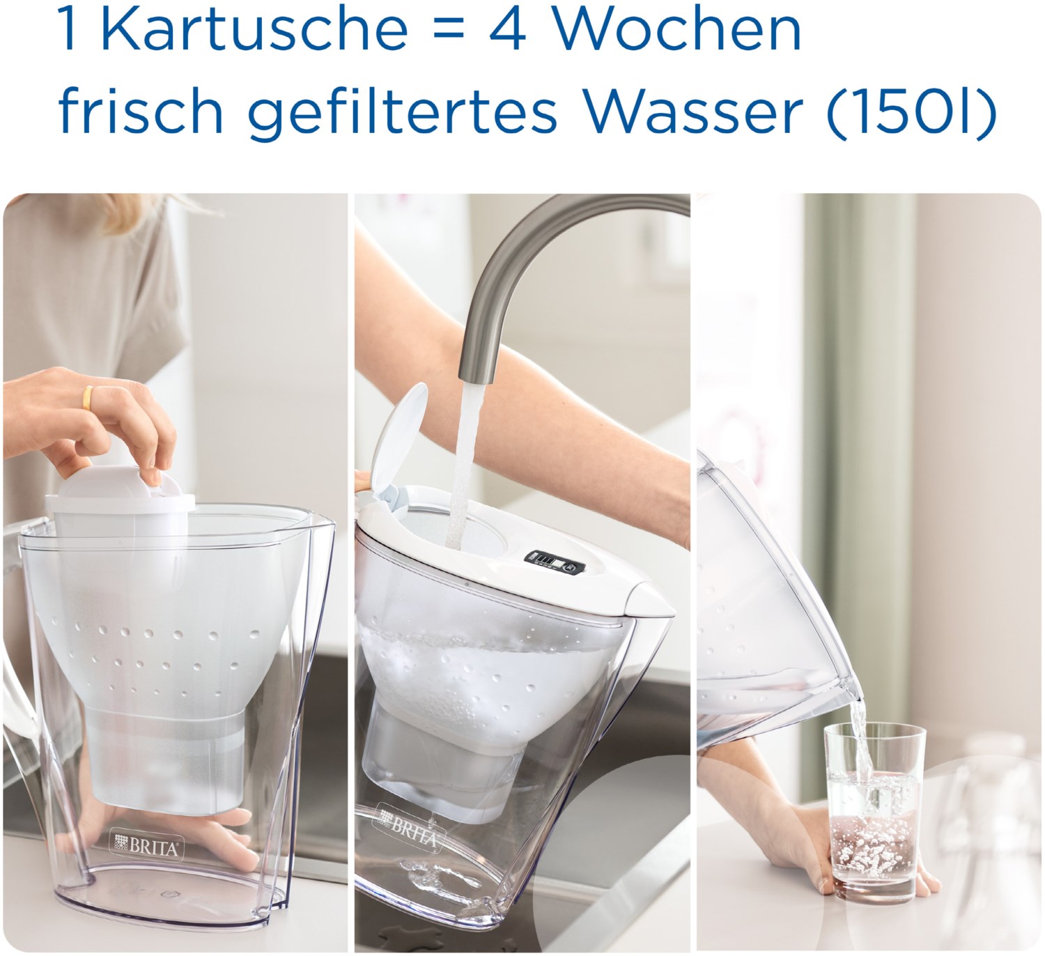 Brita Starterpaket Marella (inkl. 3 MX) weiß