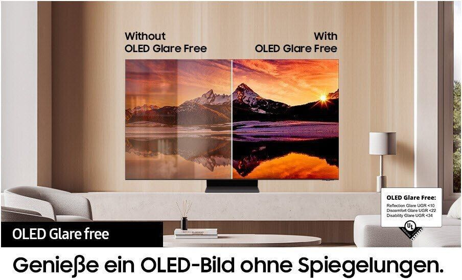 Samsung QE55S95D OLED 4K S95D Fernseher 55 Zoll, Samsung TV mit Neural Quantum 4K