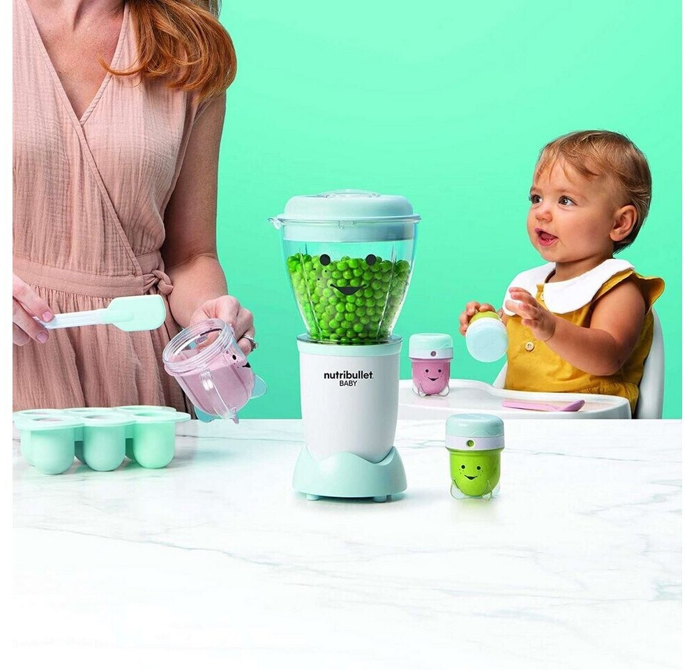 NutriBullet NBY100 Baby Standmixer Set weiss