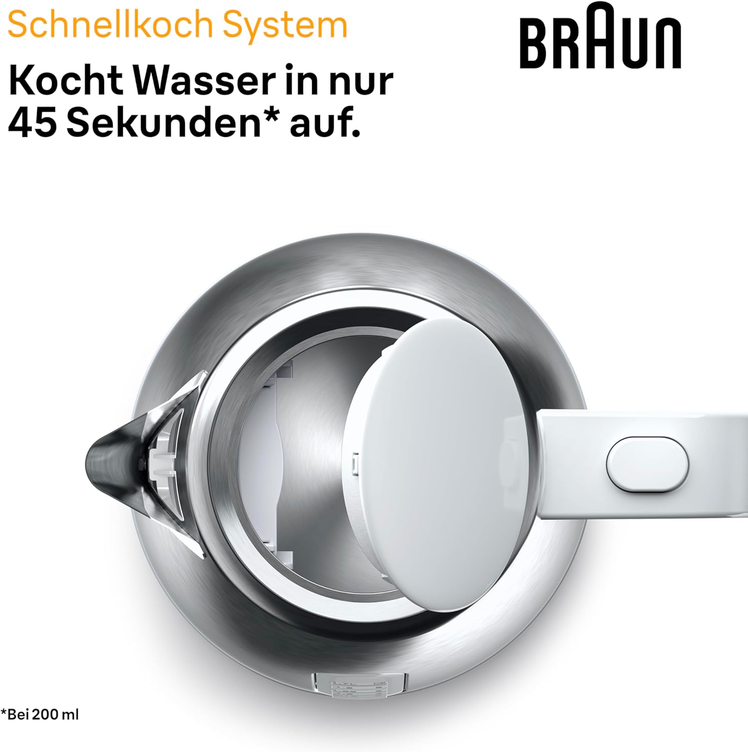 Braun WK1500WH PurShine weiss Wasserkocher