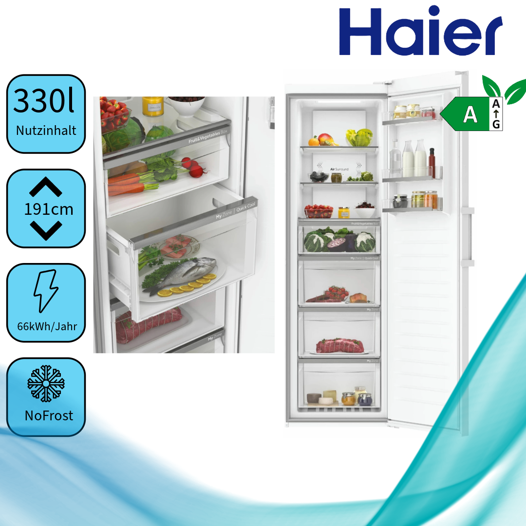 Haier H 3 R 330 WNA Standkühlschrank