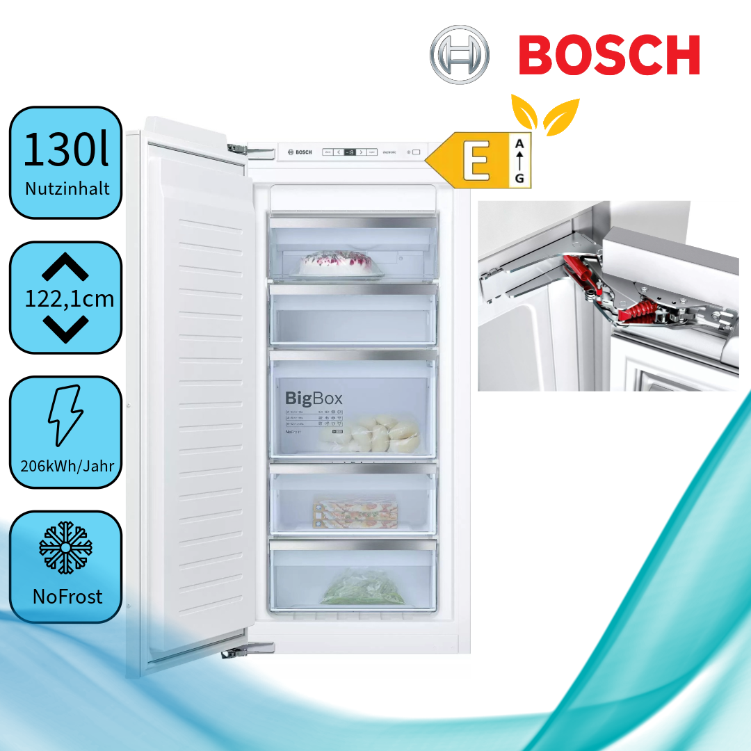 Bosch GIN41ACE0  Einbaugefrierschrank   Schnellgefrieren  NoFrost